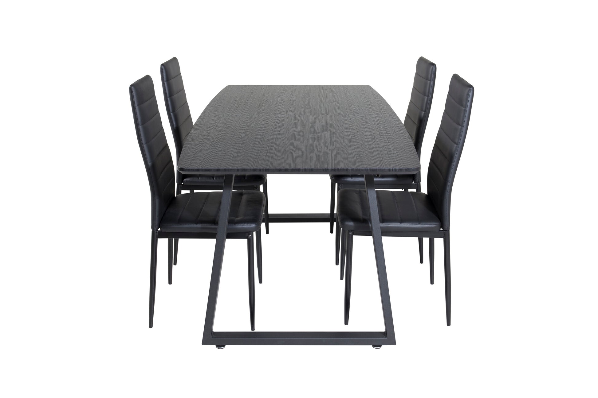 Inca Matbord med Slim Stolarna Matgrupp
