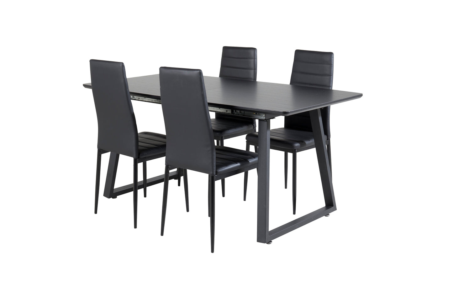 Inca Matbord med Slim Stolarna Matgrupp