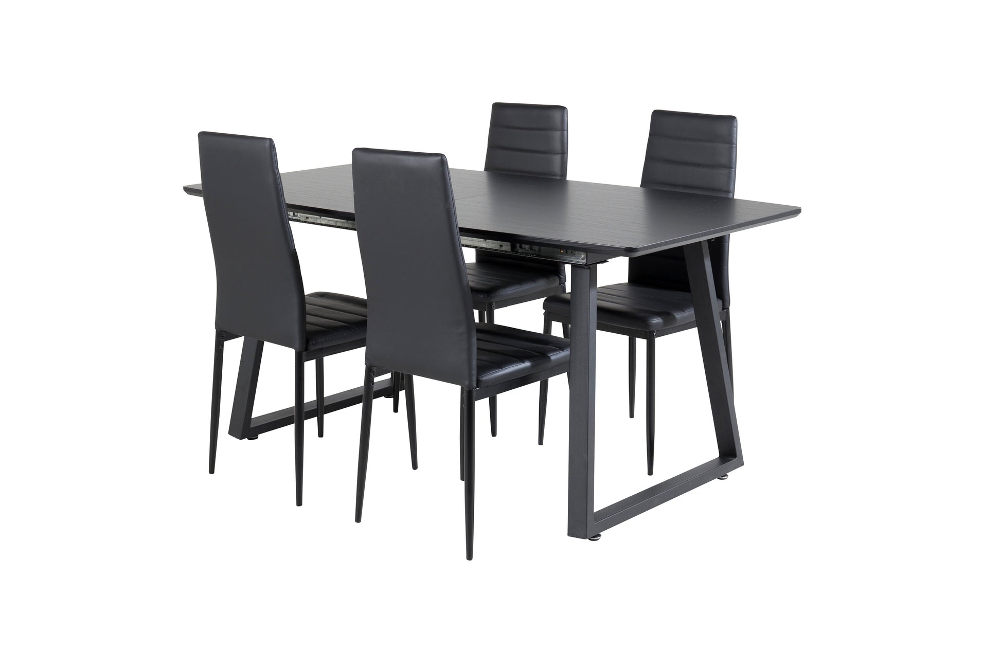 Inca Matbord med Slim Stolarna Matgrupp