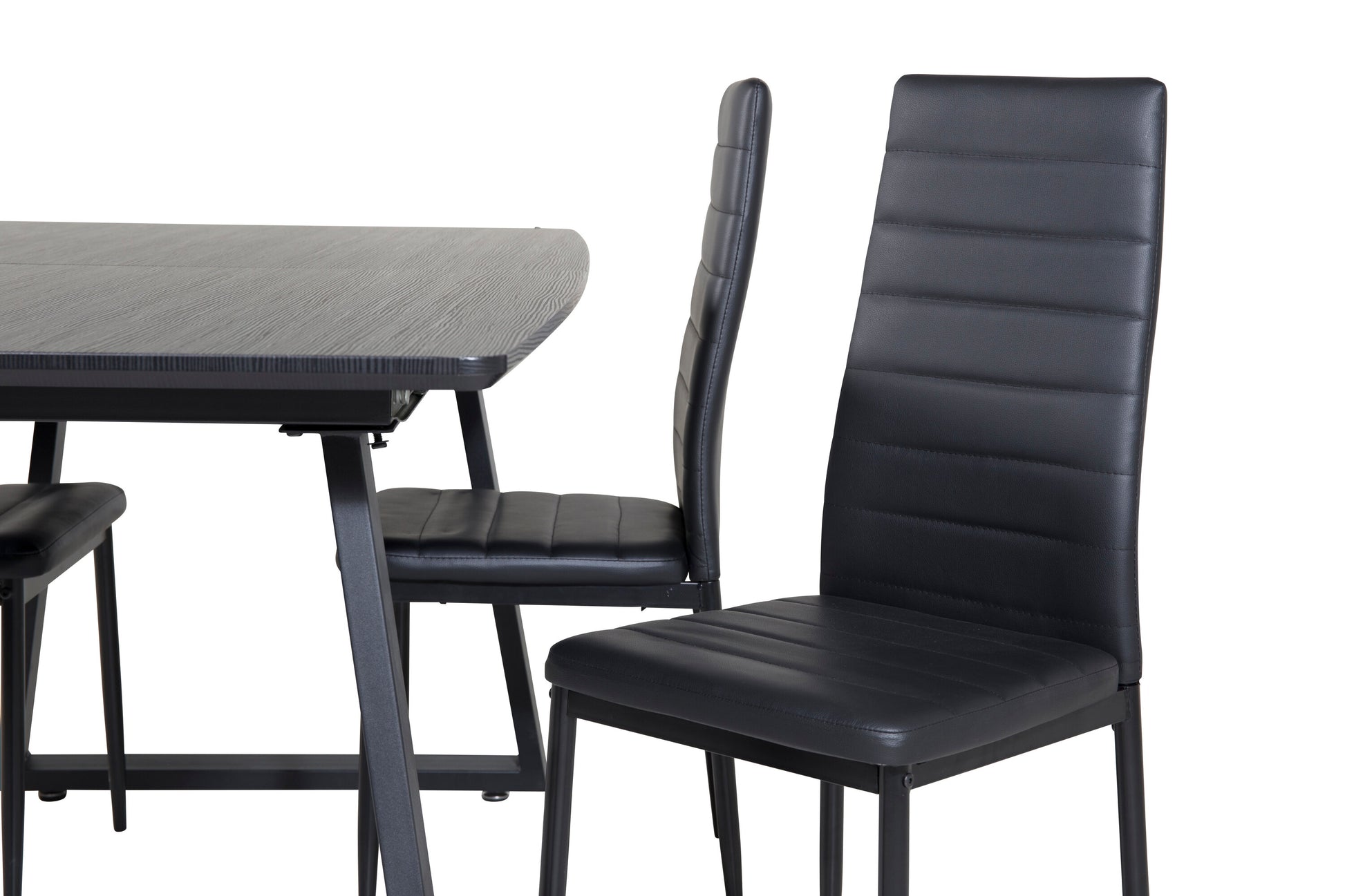 Inca Matbord med Slim Stolarna Matgrupp