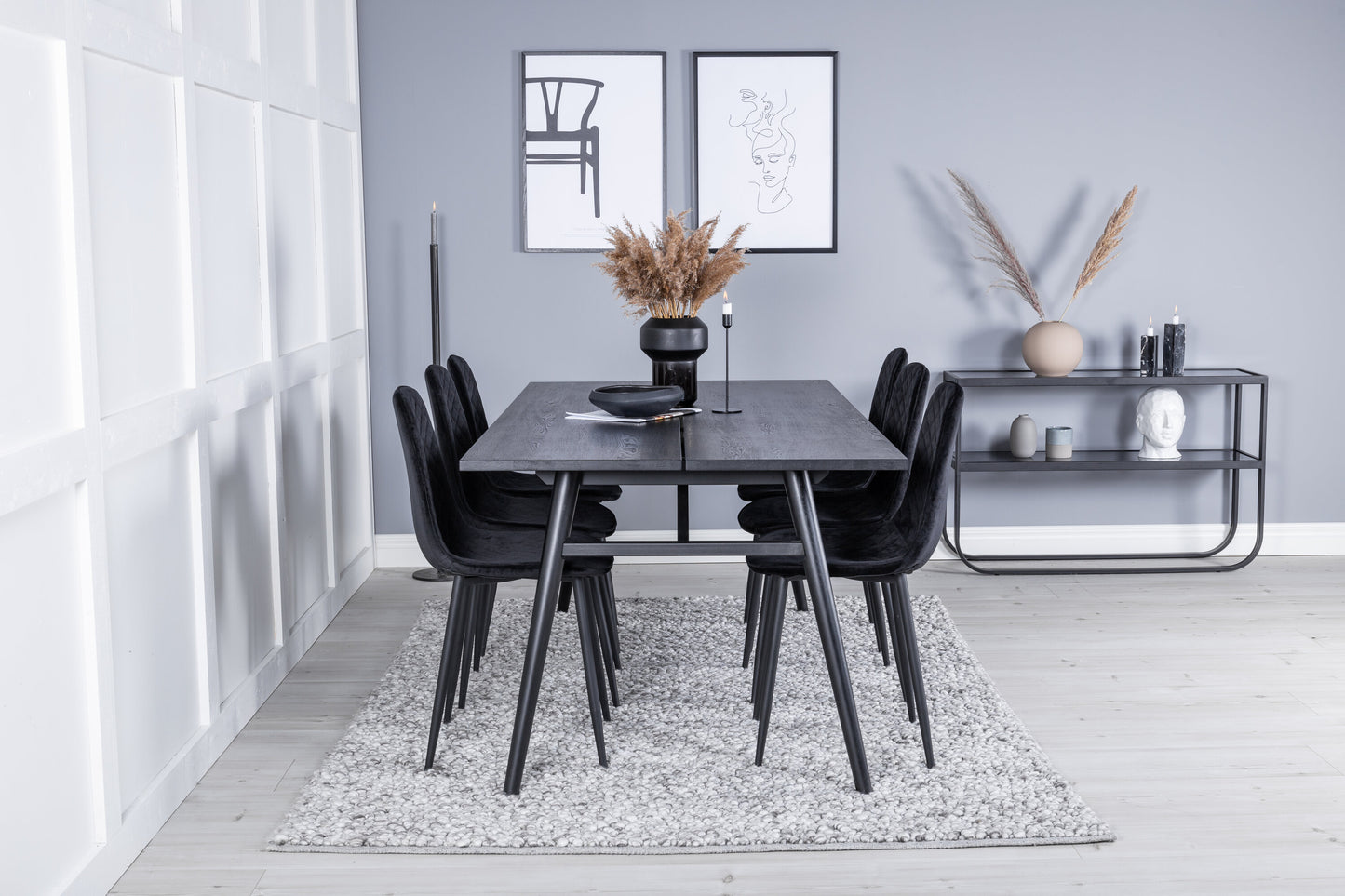 Sleek Matbord med Polar Stolarna Matgrupp