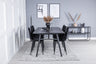 Sleek Matbord med Polar Stolarna – Bord: 75x195x95 Stol: 52x86x44