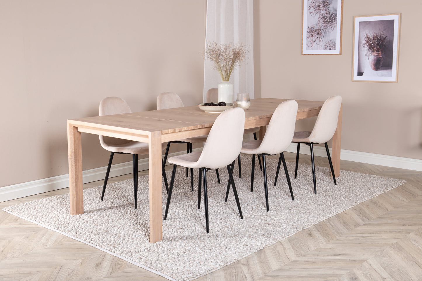 Slider Matbord med Polar Stolarna Matgrupp