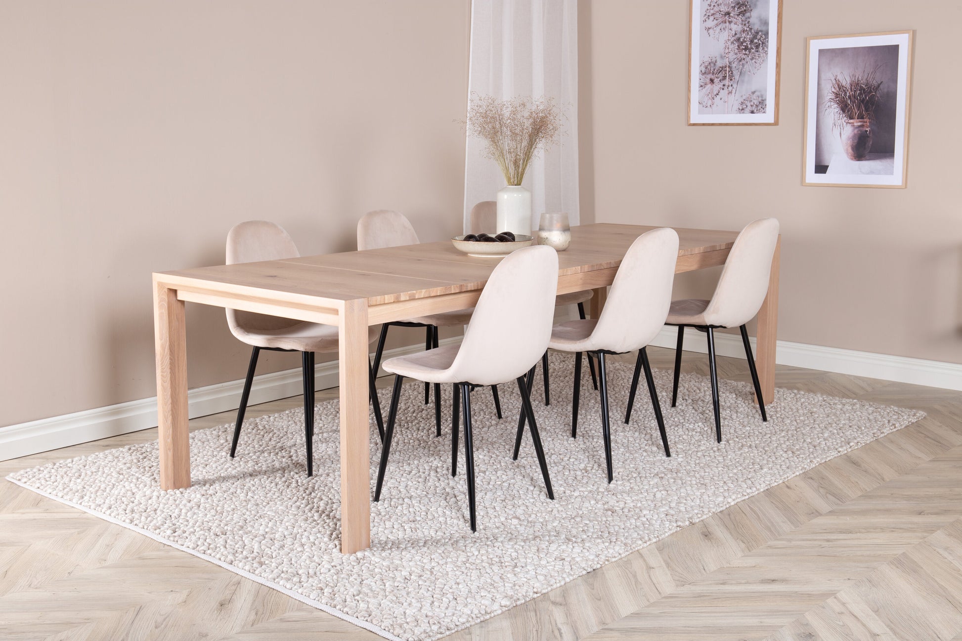 Slider Matbord med Polar Stolarna Matgrupp