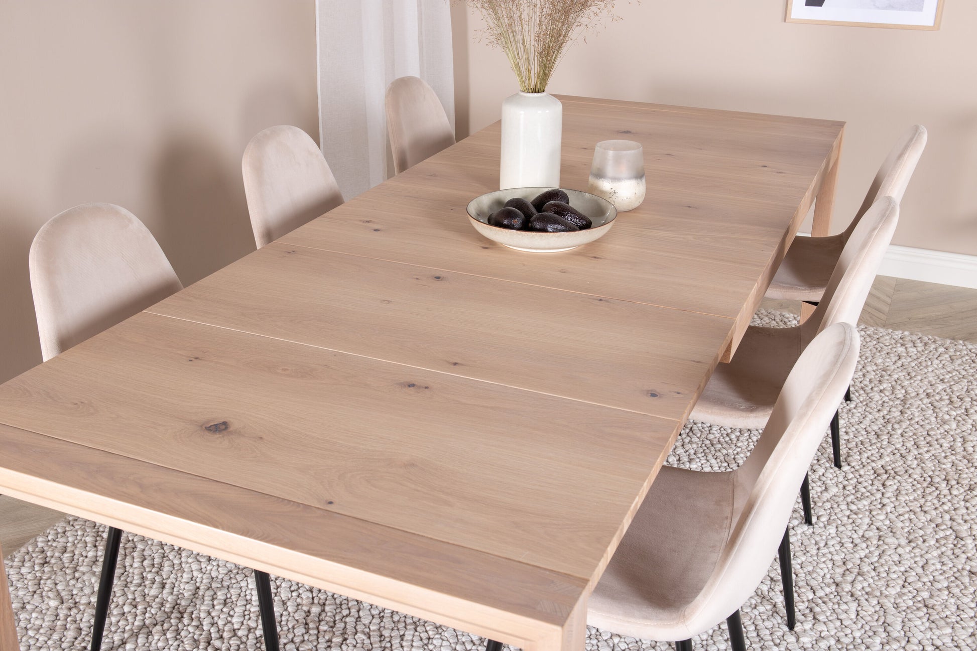 Slider Matbord med Polar Stolarna Matgrupp