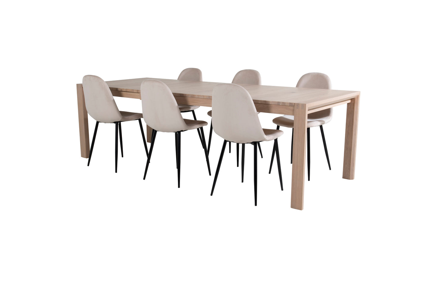 Slider Matbord med Polar Stolarna Matgrupp