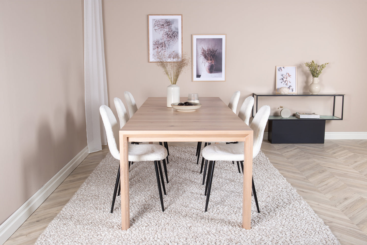 Slider Matbord med Polar Stolarna Matgrupp