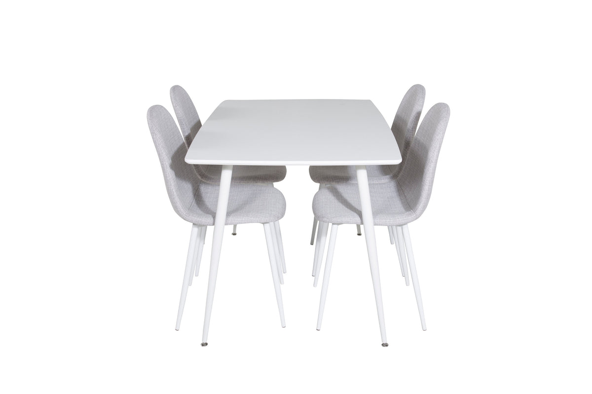Polar Matbord med Polar Stolarna – Bord: 75x120x80 Stol: 53x87x44
