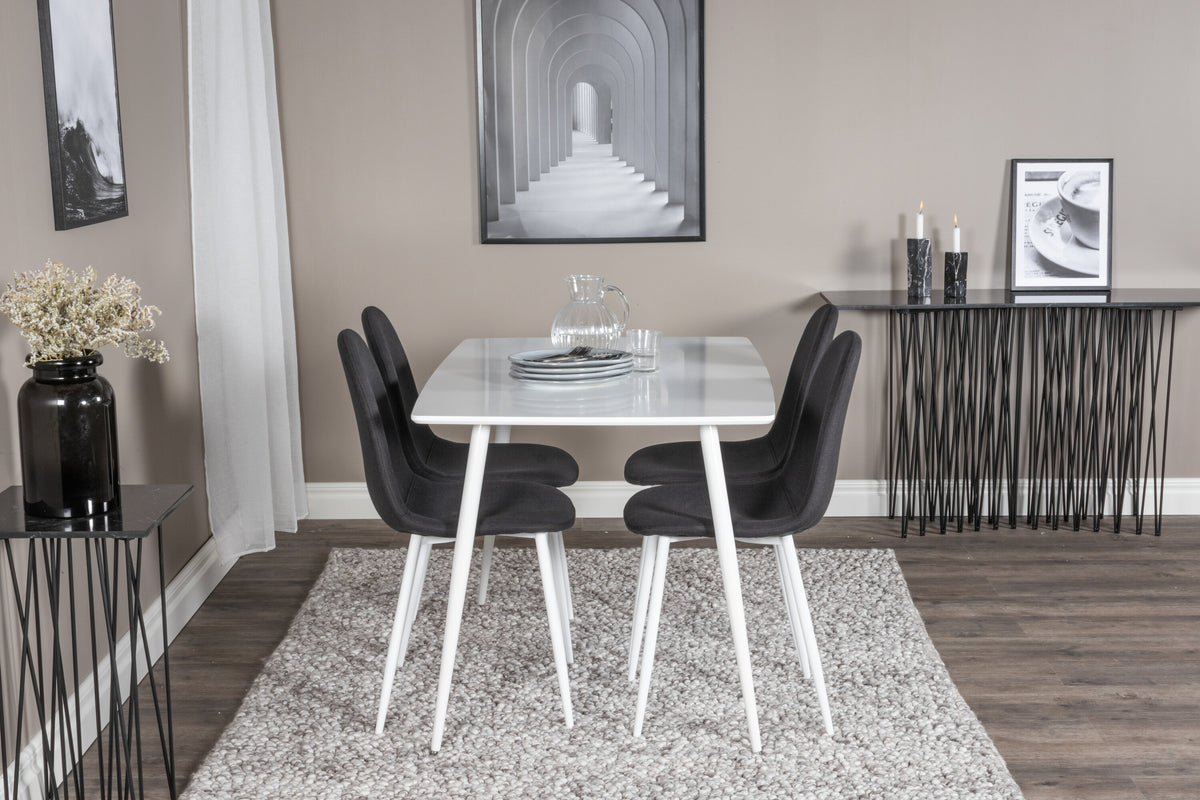 Polar Matbord med Polar Stolarna – Bord: 75x120x80 Stol: 53x87x44