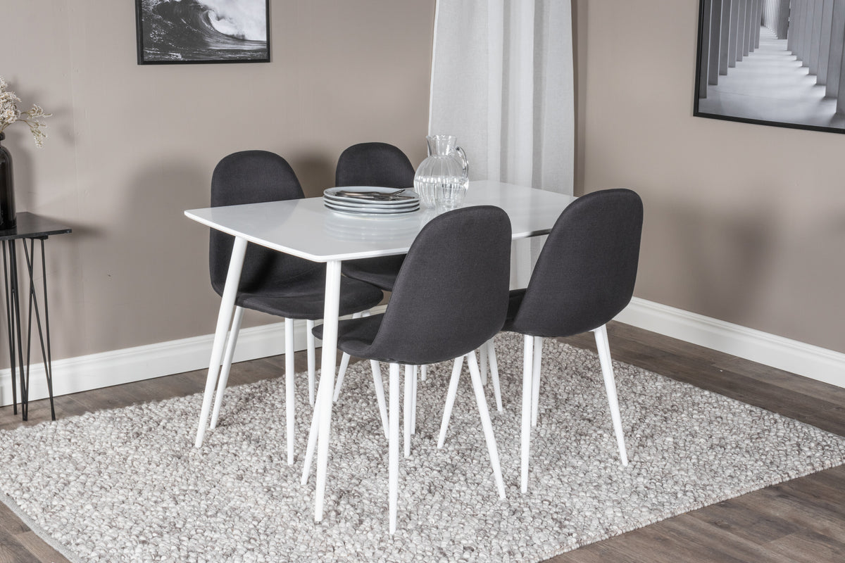 Polar Matbord med Polar Stolarna – Bord: 75x120x80 Stol: 53x87x44