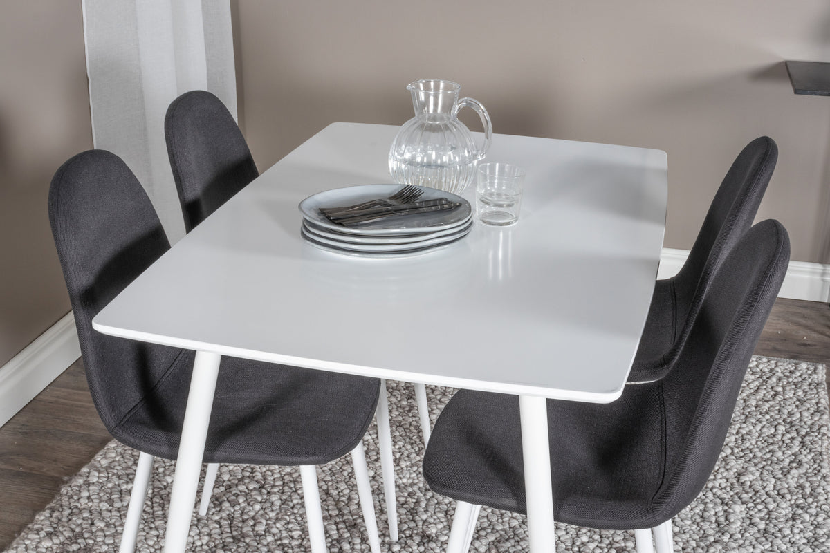 Polar Matbord med Polar Stolarna – Bord: 75x120x80 Stol: 53x87x44