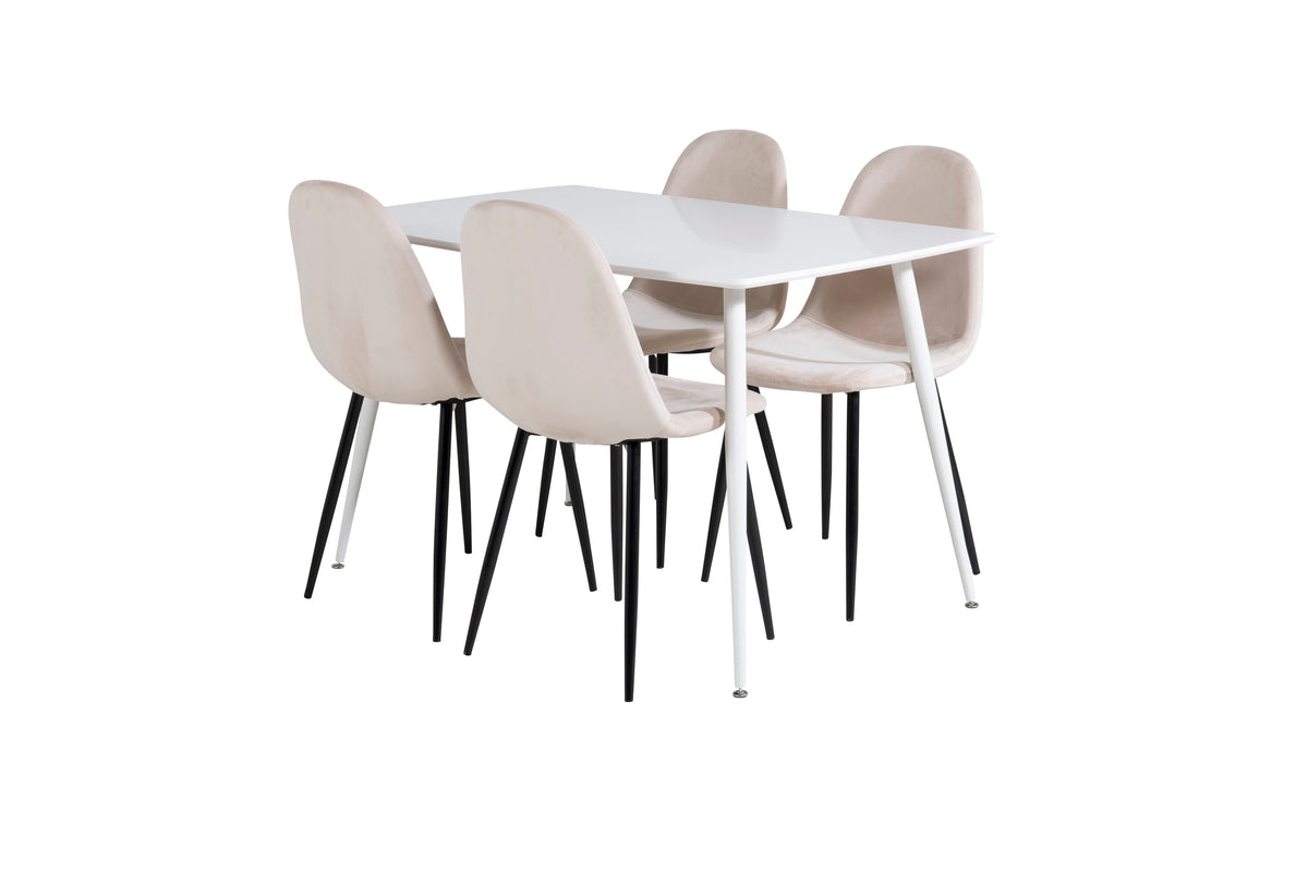 Polar Matbord med Polar Stolarna – Bord: 75x120x80 Stol: 53,3x88x42,5