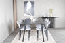 Dipp Matbord med Vault Stolarna – Bord: 75,5x180x90 Stol: 61,5x80x46