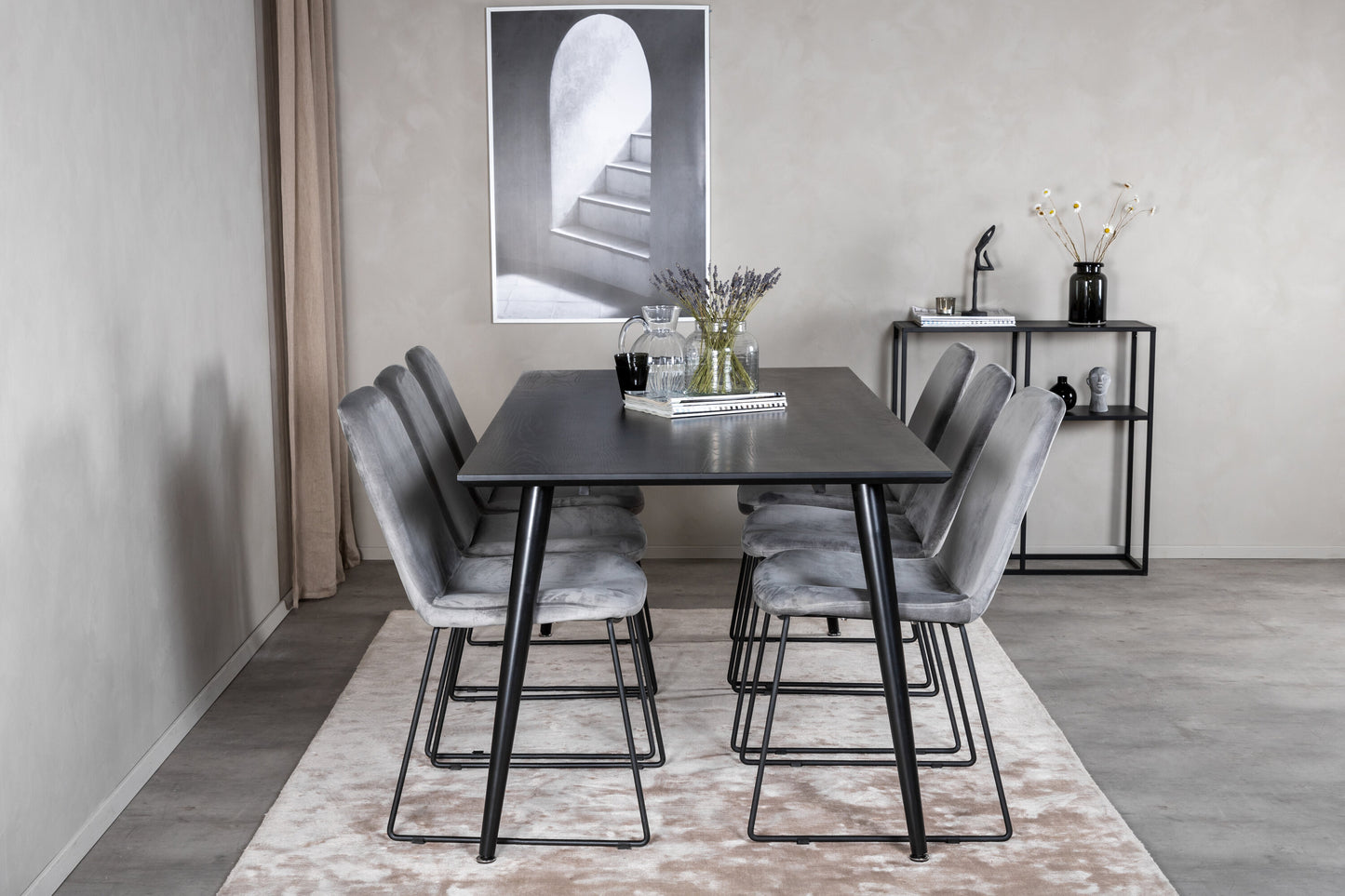 Dipp Matbord med Muce Stolarna Matgrupp