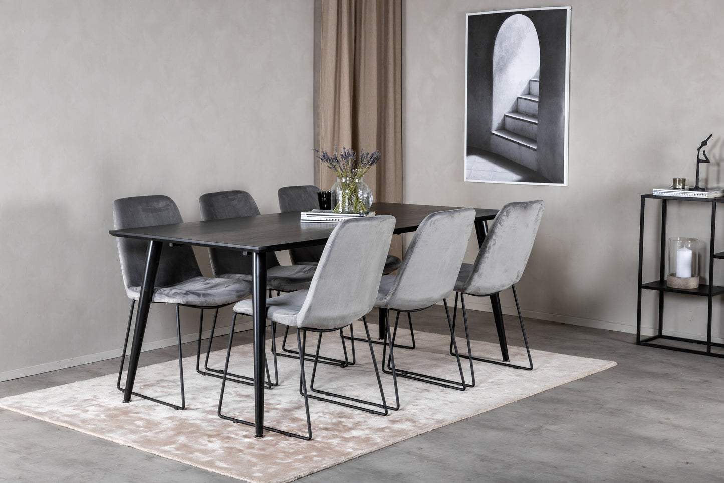 Dipp Matbord med Muce Stolarna Matgrupp
