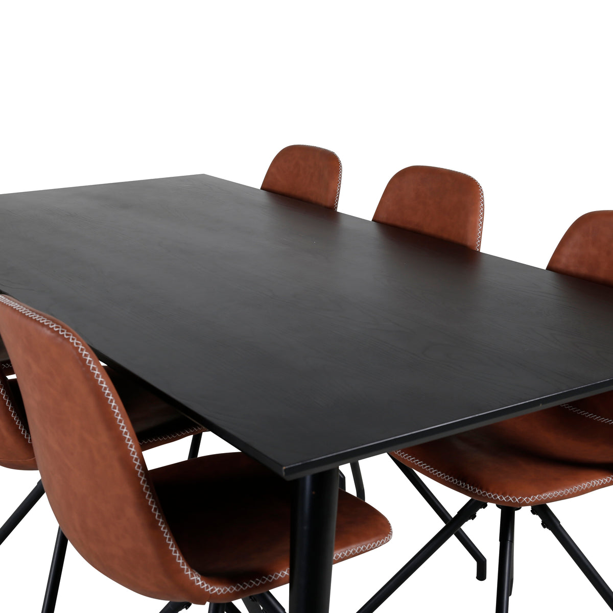 Dipp Matbord med Polar Stolarna – Bord: 75,5x180x90 Stol: 54x88x44