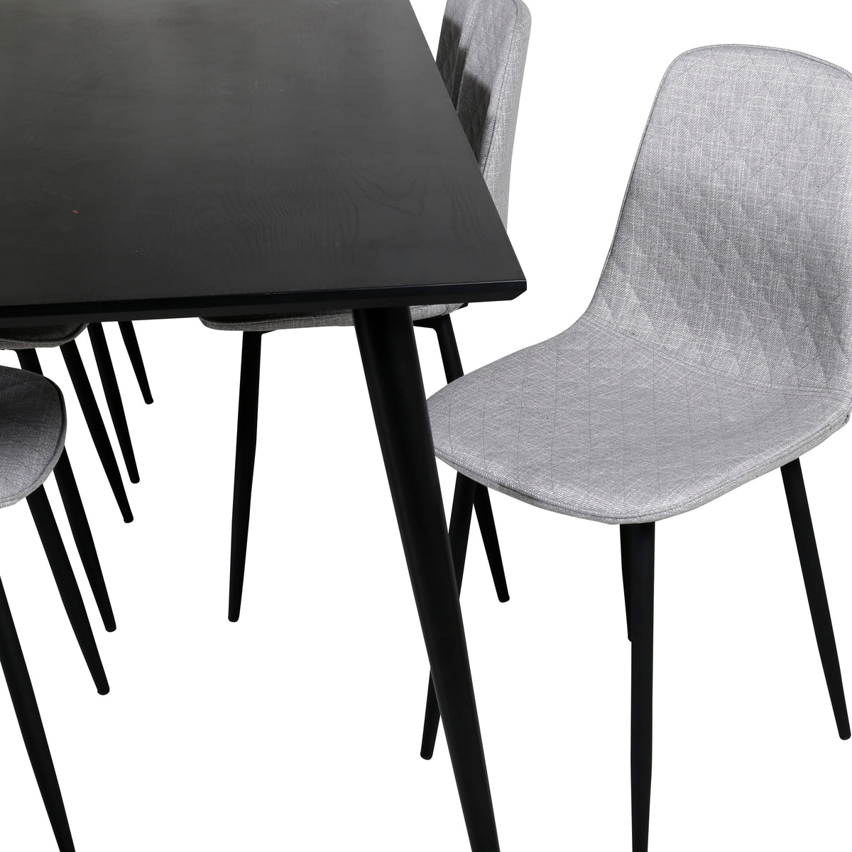 Dipp Matbord med Polar Stolarna – Bord: 75,5x180x90 Stol: 52x86x44