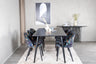 Dipp Matbord med Velvet Stolarna – Bord: 75,5x180x90 Stol: 55x78x50,5