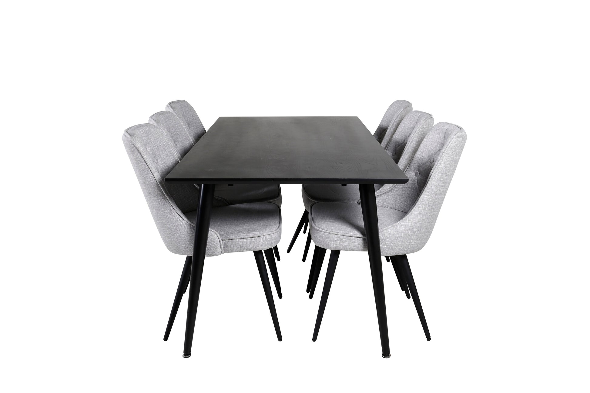 Dipp Matbord med Velvet Deluxe Stolarna Matgrupp
