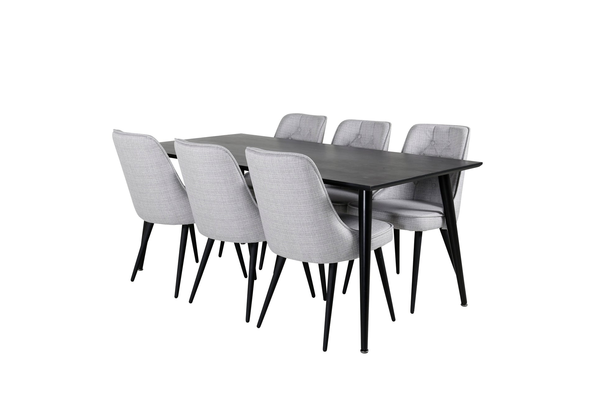Dipp Matbord med Velvet Deluxe Stolarna Matgrupp