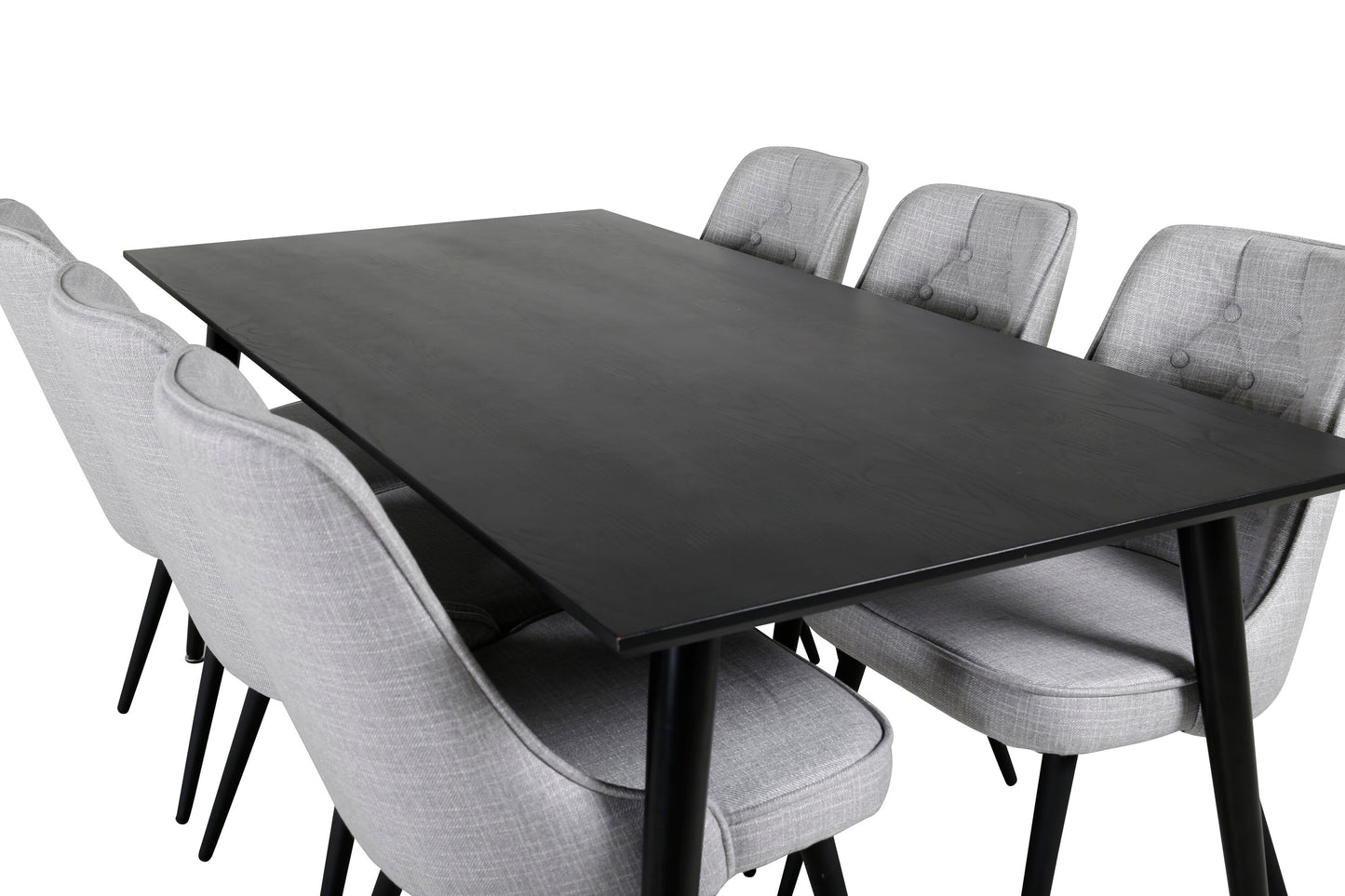 Dipp Matbord med Velvet Deluxe Stolarna Matgrupp