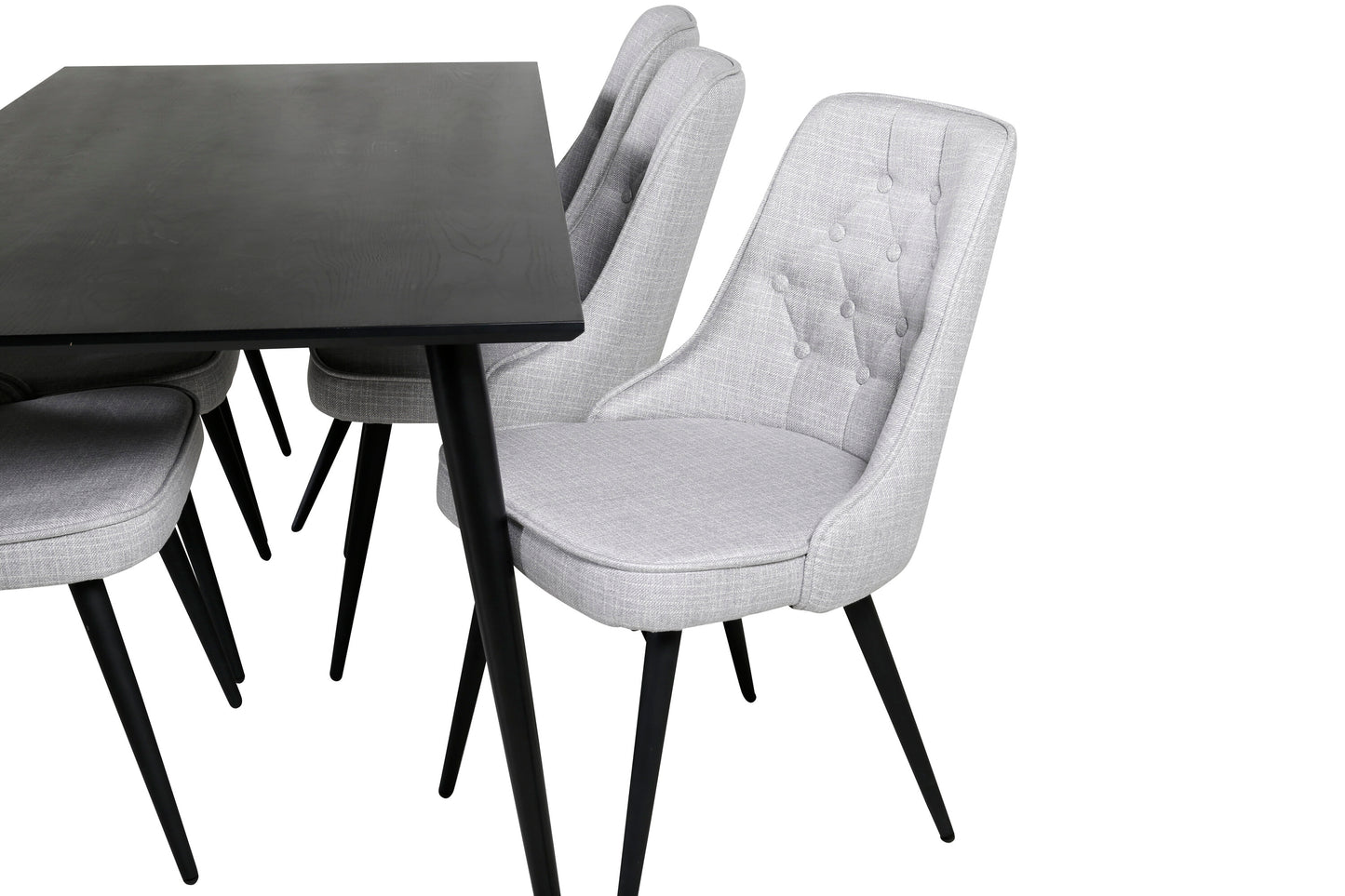 Dipp Matbord med Velvet Deluxe Stolarna Matgrupp
