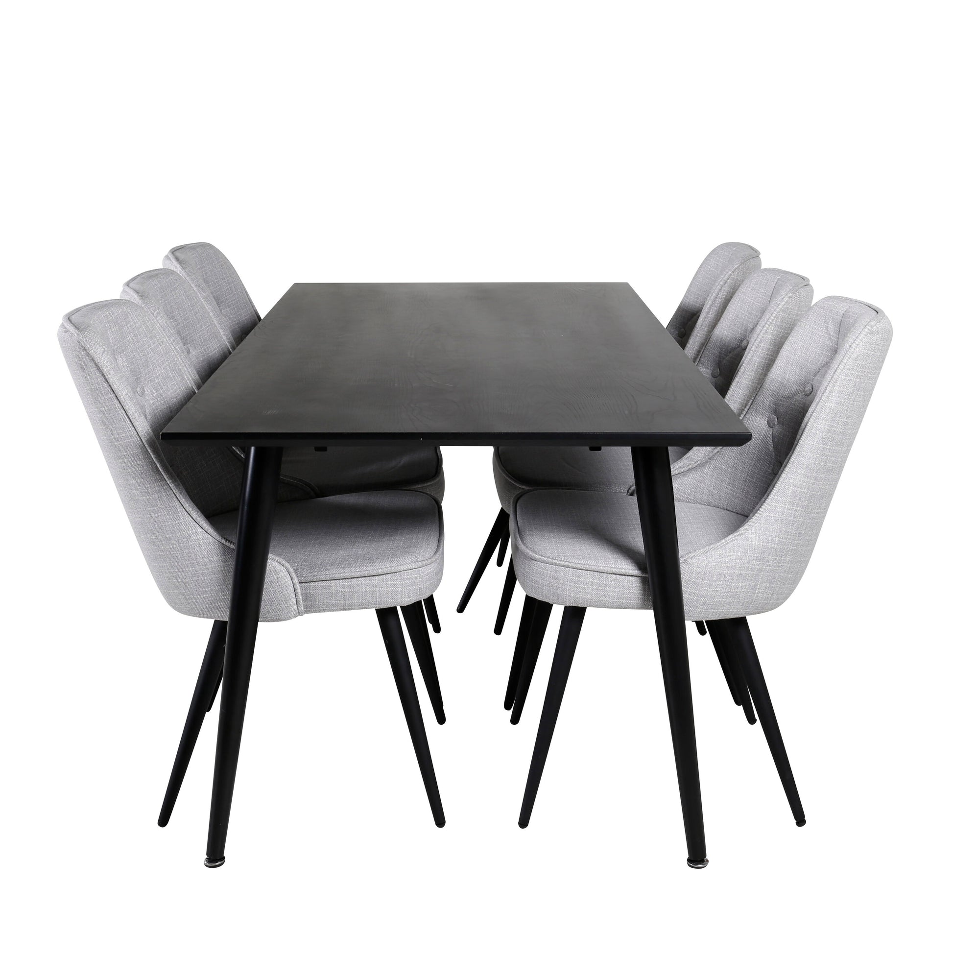 Dipp Matbord med Velvet Deluxe Stolarna Matgrupp