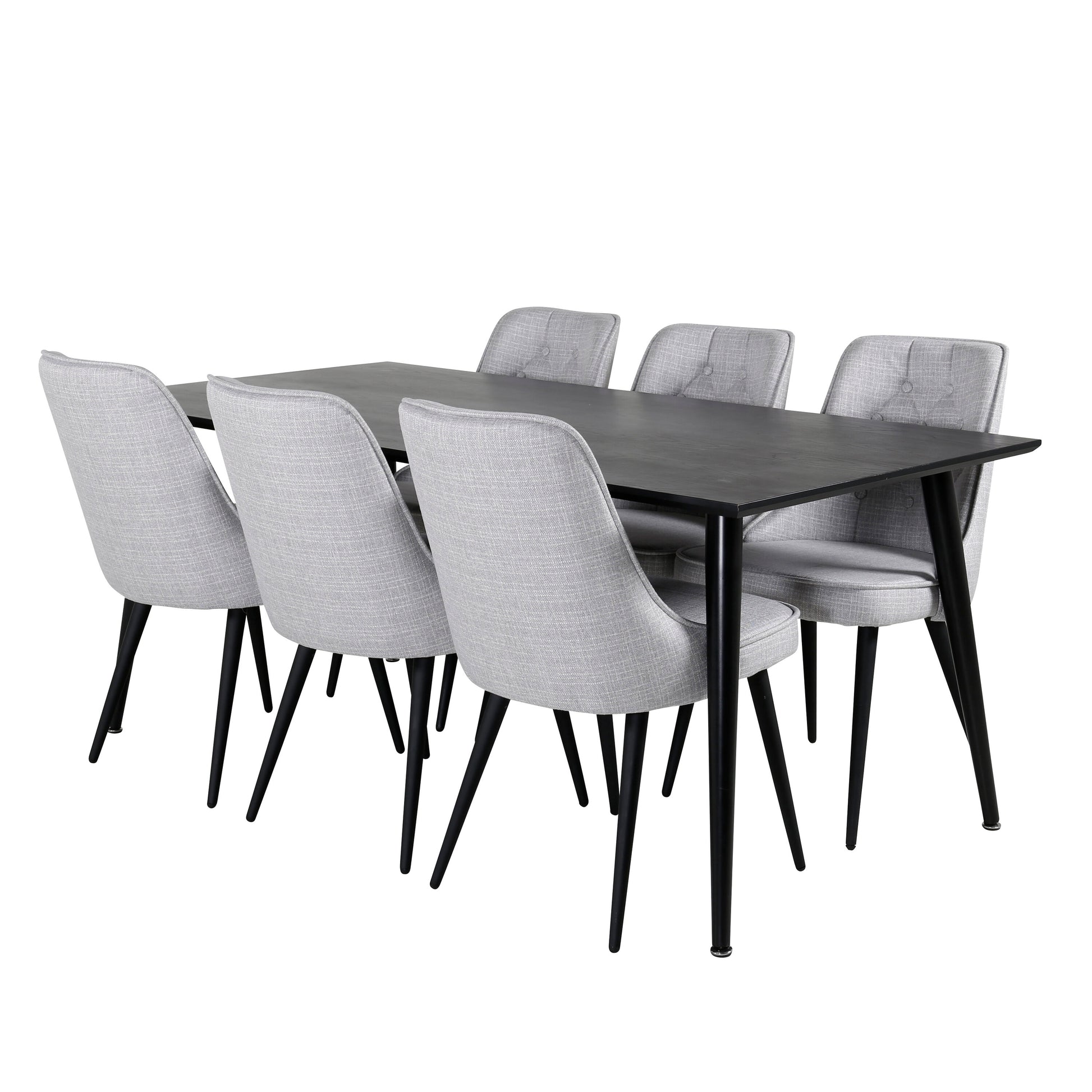 Dipp Matbord med Velvet Deluxe Stolarna Matgrupp