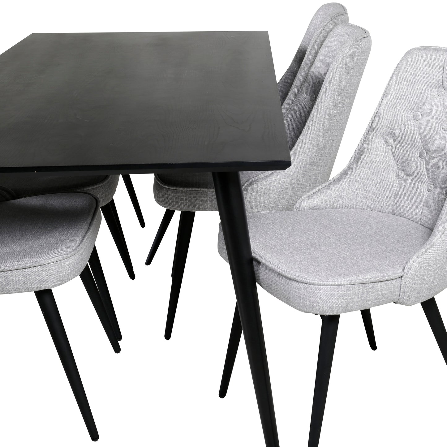 Dipp Matbord med Velvet Deluxe Stolarna Matgrupp