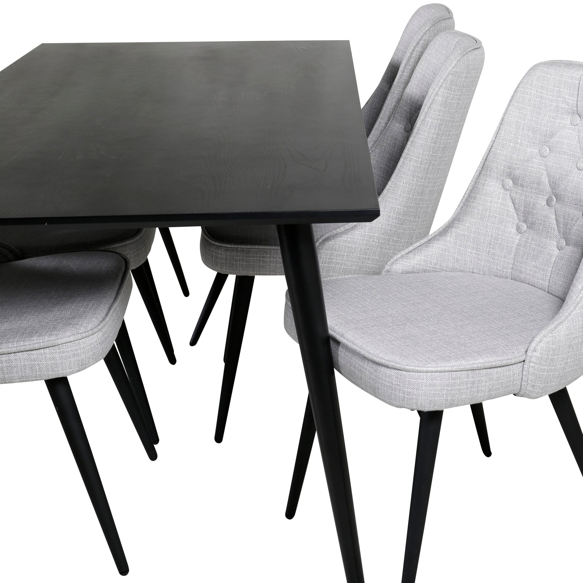 Dipp Matbord med Velvet Deluxe Stolarna Matgrupp