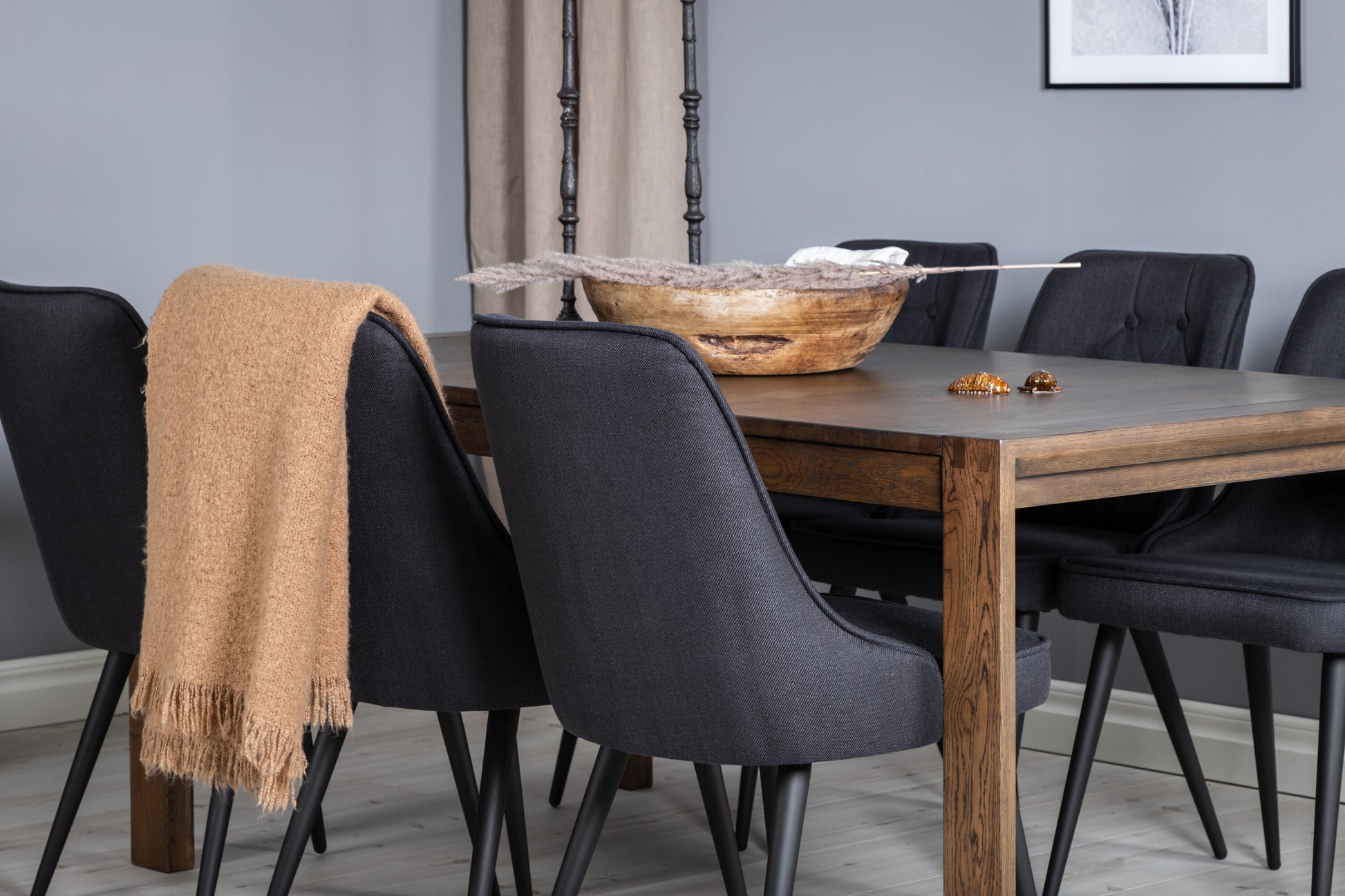 Slider Matbord med Velvet Deluxe Stolarna Matgrupp