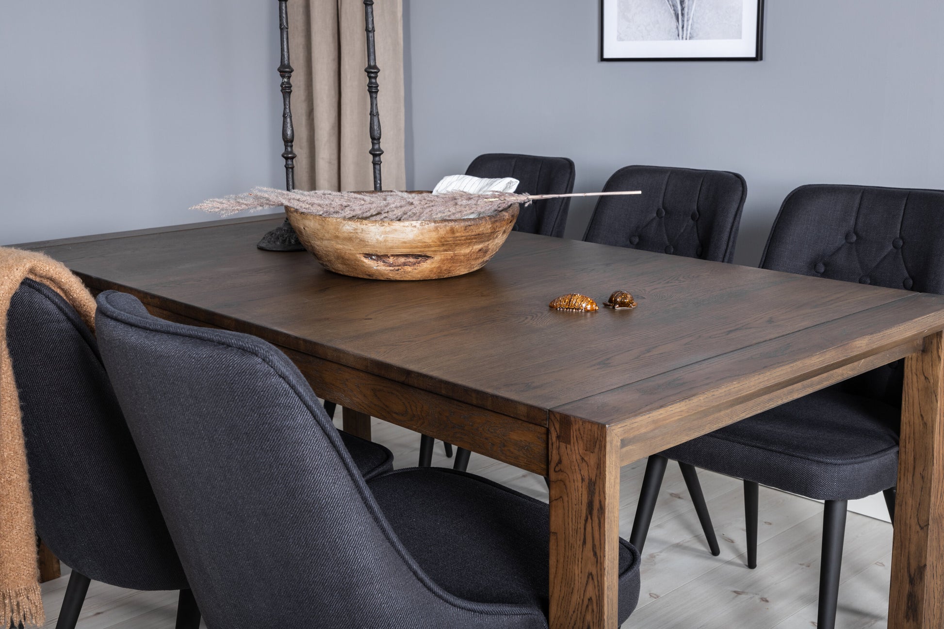 Slider Matbord med Velvet Deluxe Stolarna Matgrupp