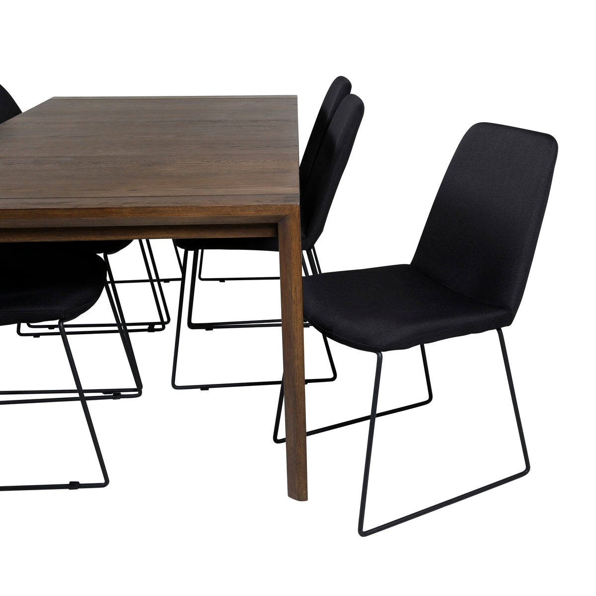 Slider Matbord med Muce Stolarna – Bord: 75x170x95 Stol: 63x84x43