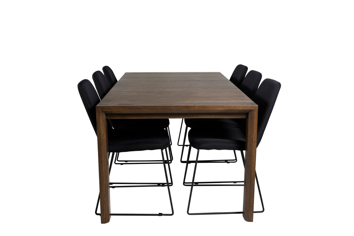 Slider Matbord med Muce Stolarna – Ek