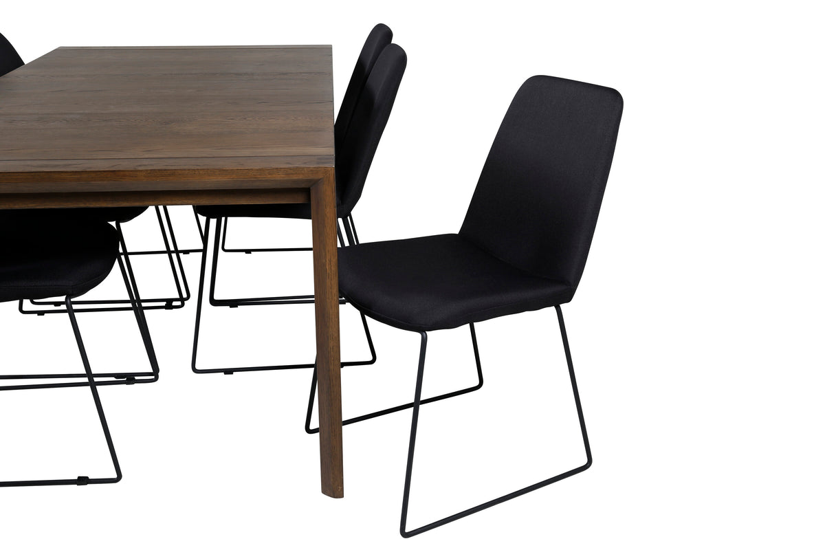 Slider Matbord med Muce Stolarna – Ek