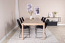 Slider Matbord med Muce Stolarna – Bord: 75x160x85 Stol: 58x86x49