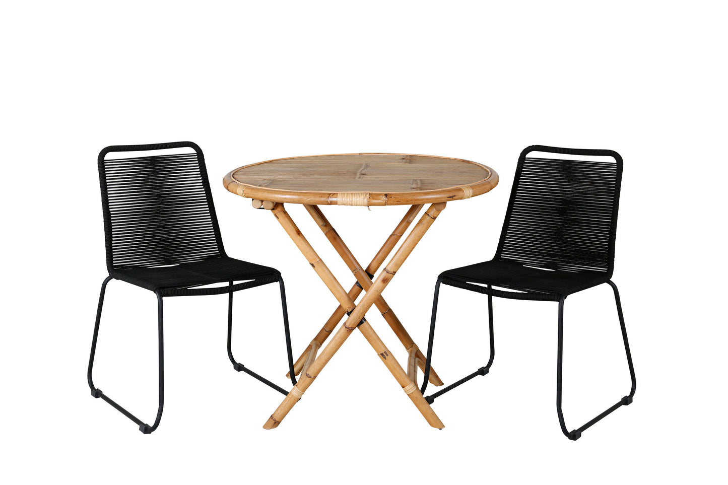 Matgrupp Cane med stolarna Lindos