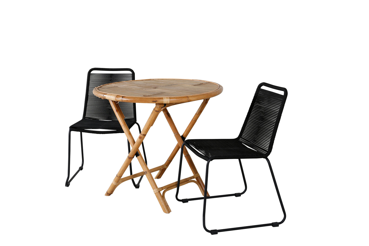 Matgrupp Cane med stolarna Lindos
