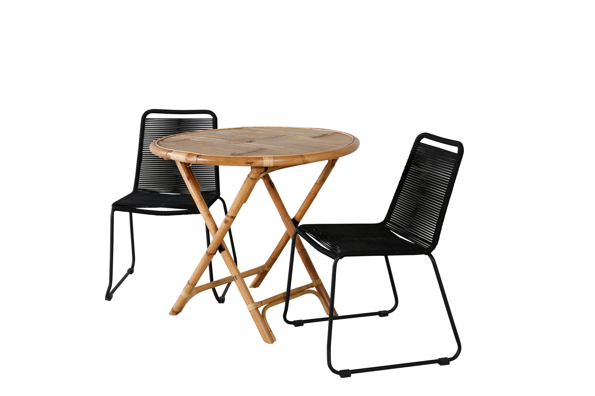 Matgrupp Cane med stolarna Lindos