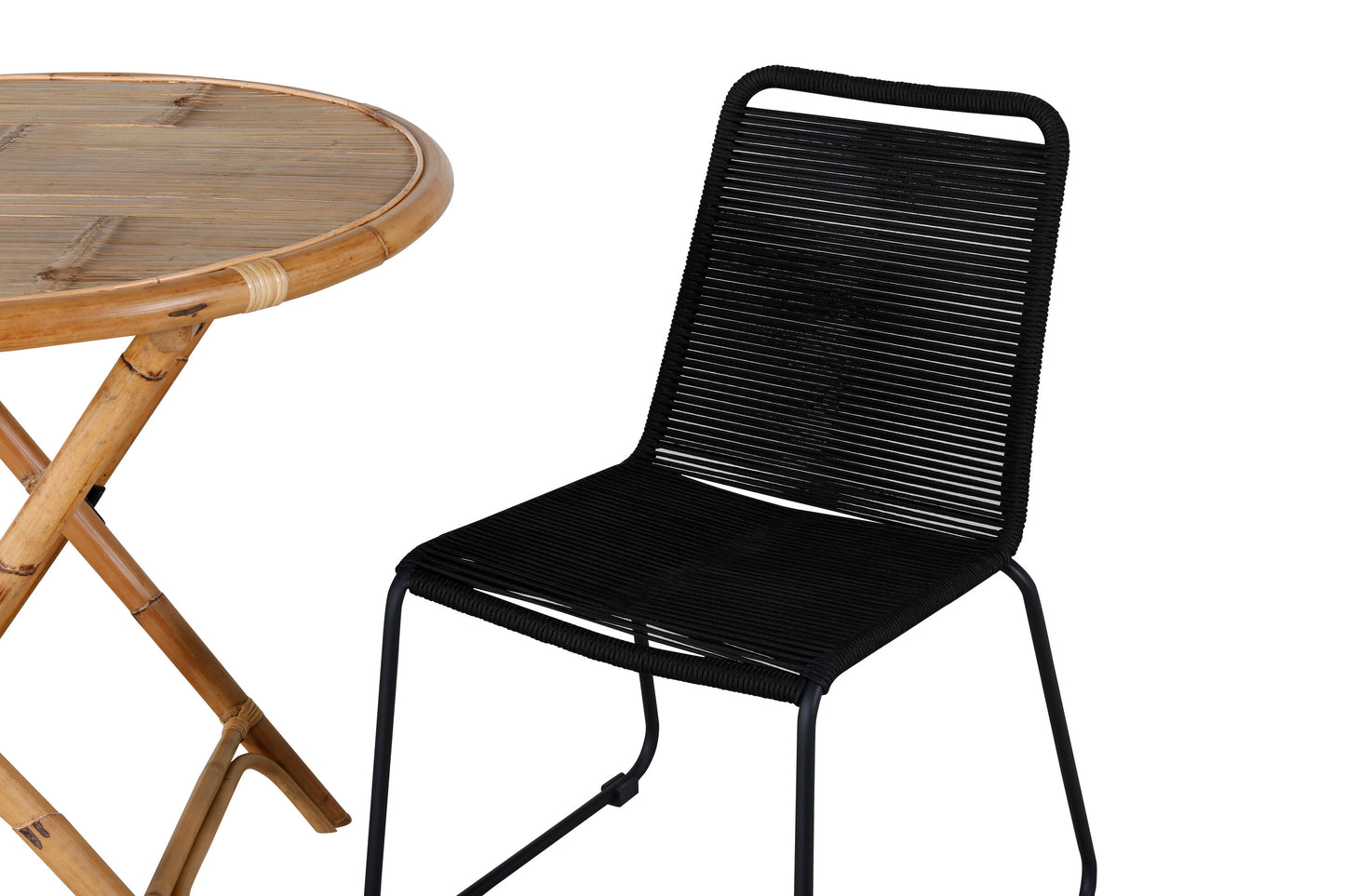 Matgrupp Cane med stolarna Lindos