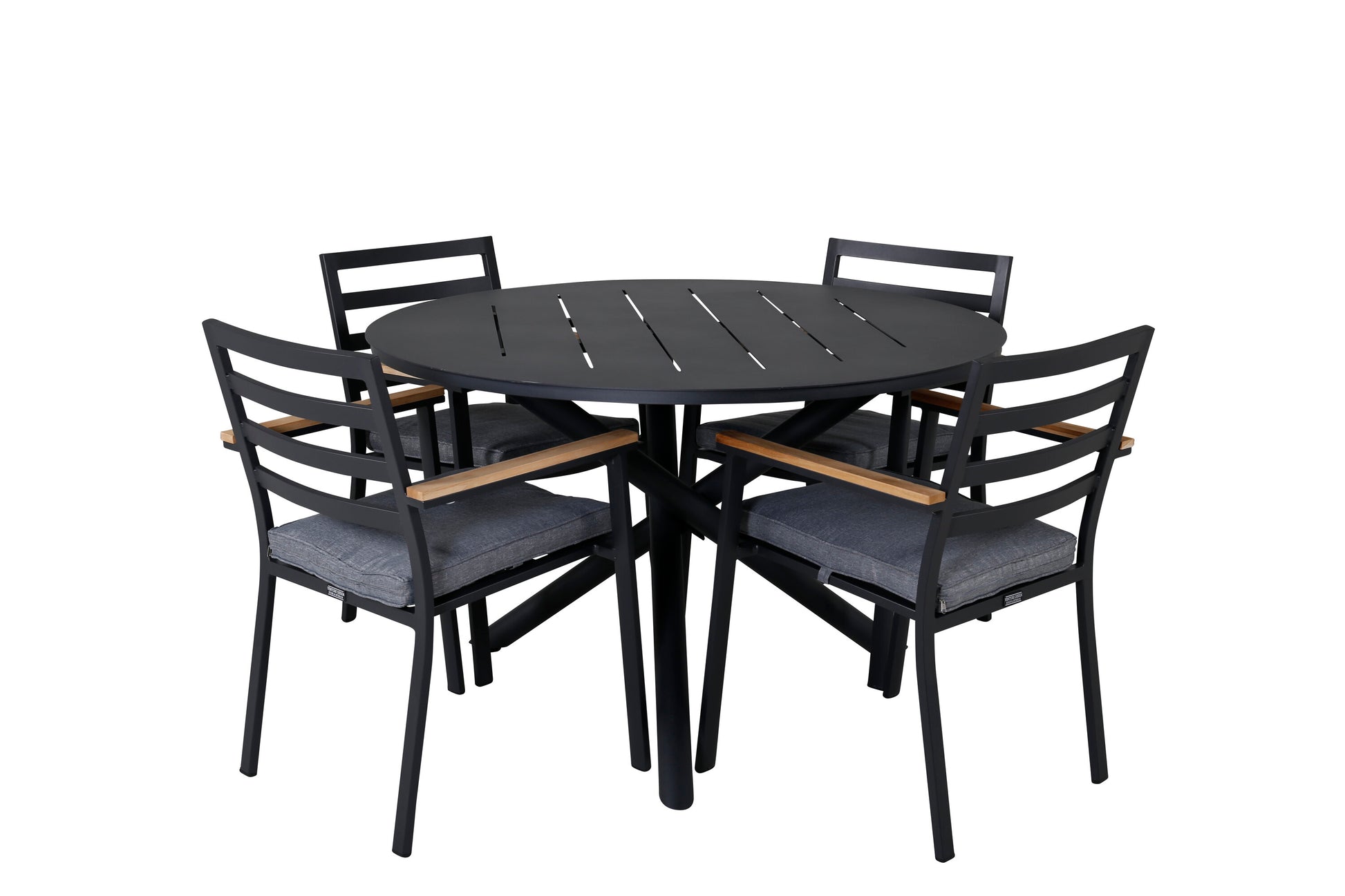 Alma Matbord med Brasilia Stolarna Matgrupp