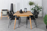 Julian Matbord med Lindos Stolarna – Bord: 75x210x100 Stol: 66x85x55
