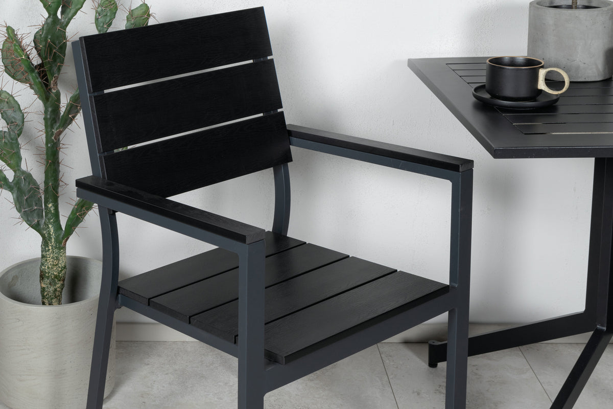 Way Rektangulär Matgrupp – Bord: 72x70x70 Stol: 59x89x57