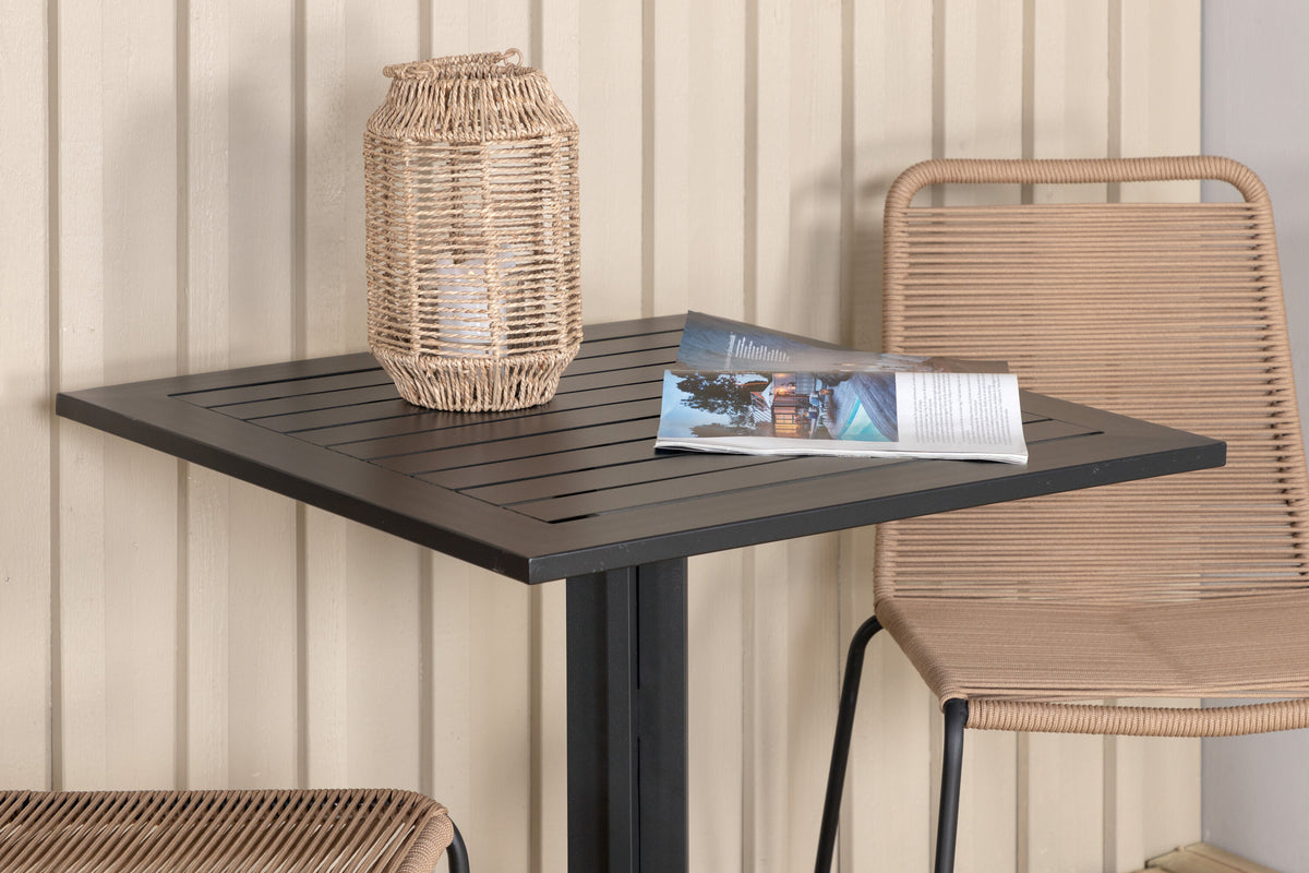 Way Rektangulär Matgrupp – Bord: 72x70x70 Stol: 59x86x57
