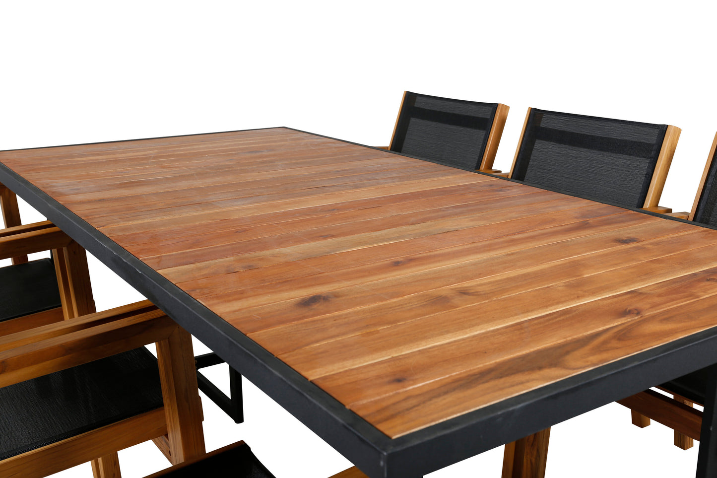 Khung Matbord med Venice Stolarna Matgrupp