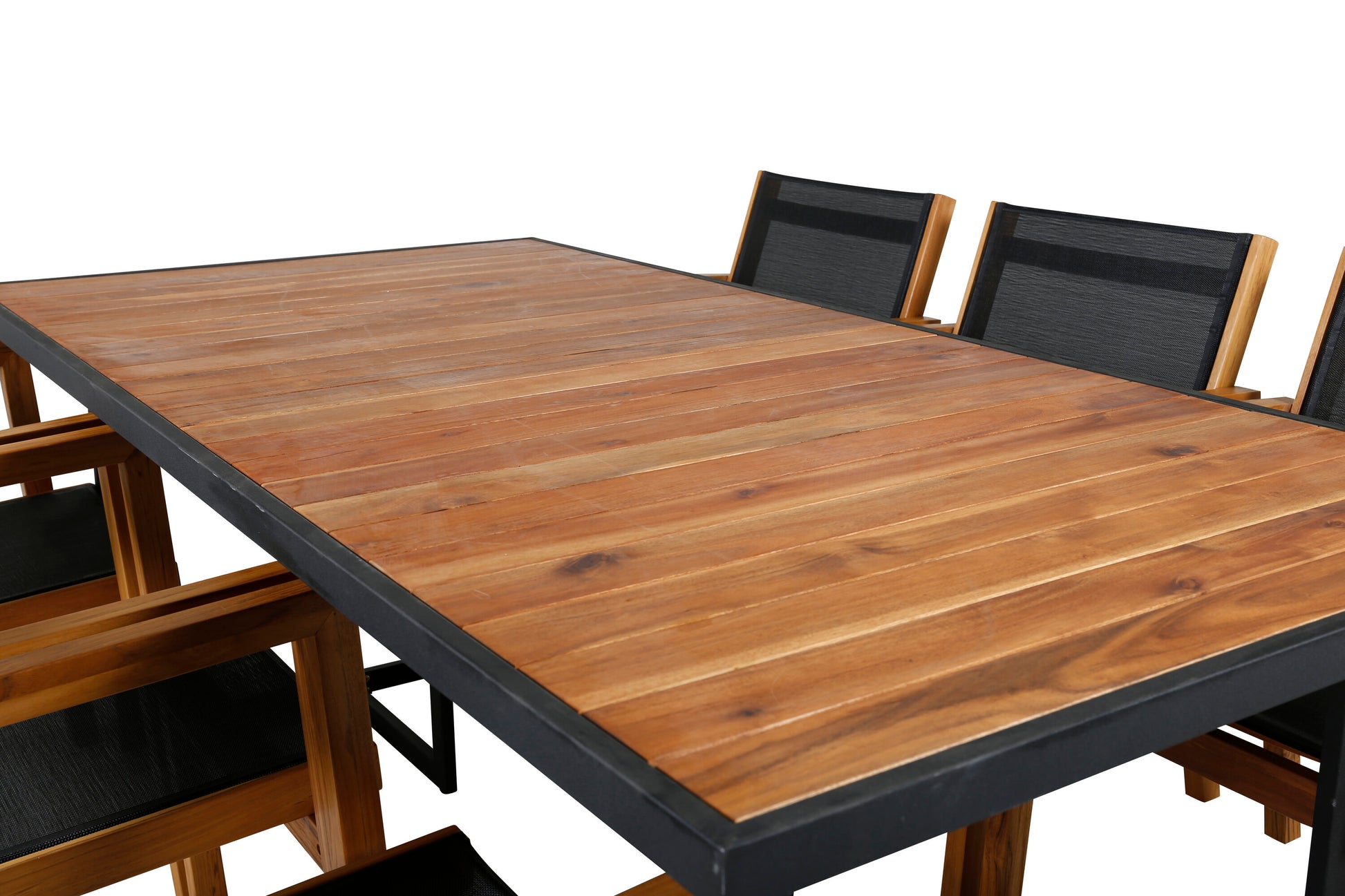 Khung Matbord med Venice Stolarna Matgrupp