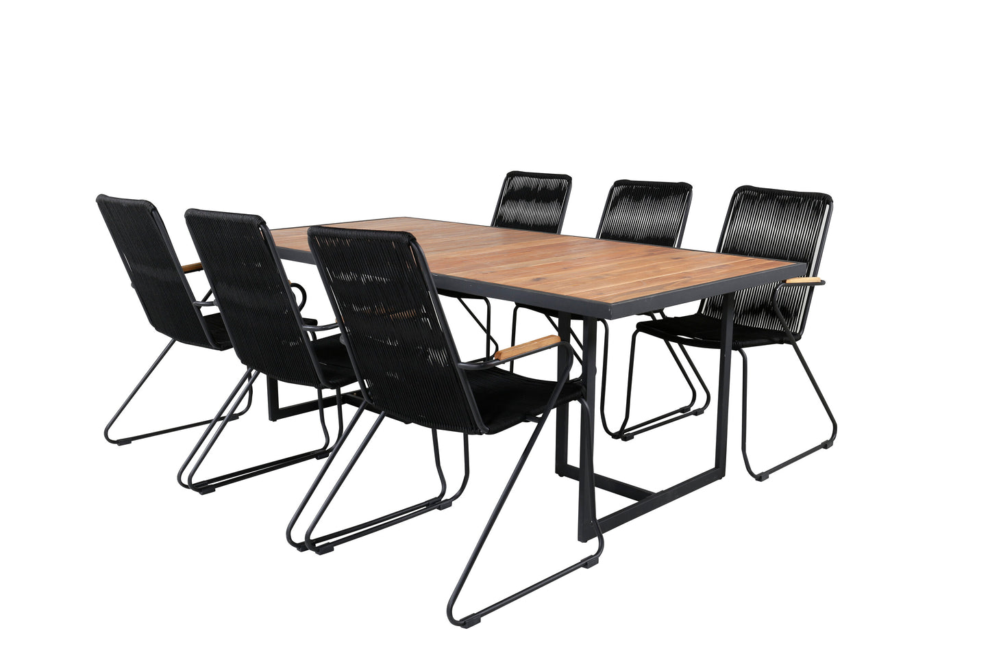 Khung Matbord med Bois Stolarna Matgrupp