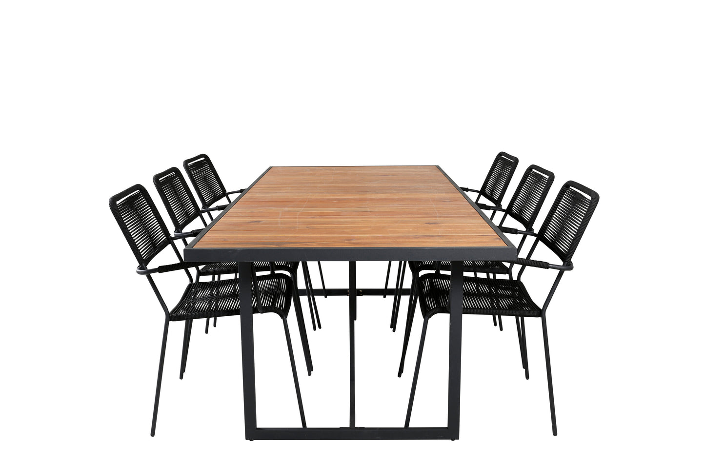 Khung Matbord med Lindos Stolarna Matgrupp