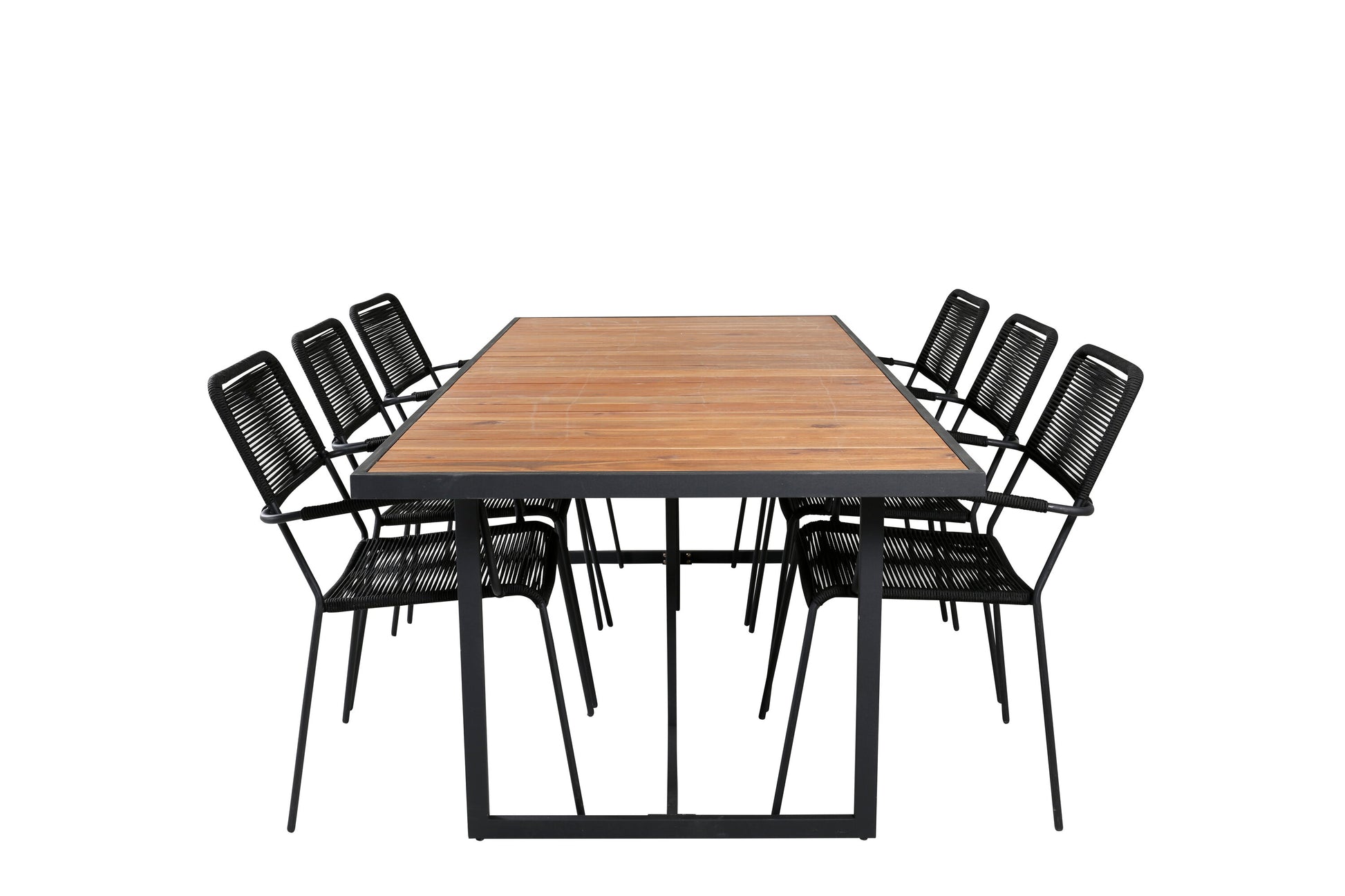 Khung Matbord med Lindos Stolarna Matgrupp
