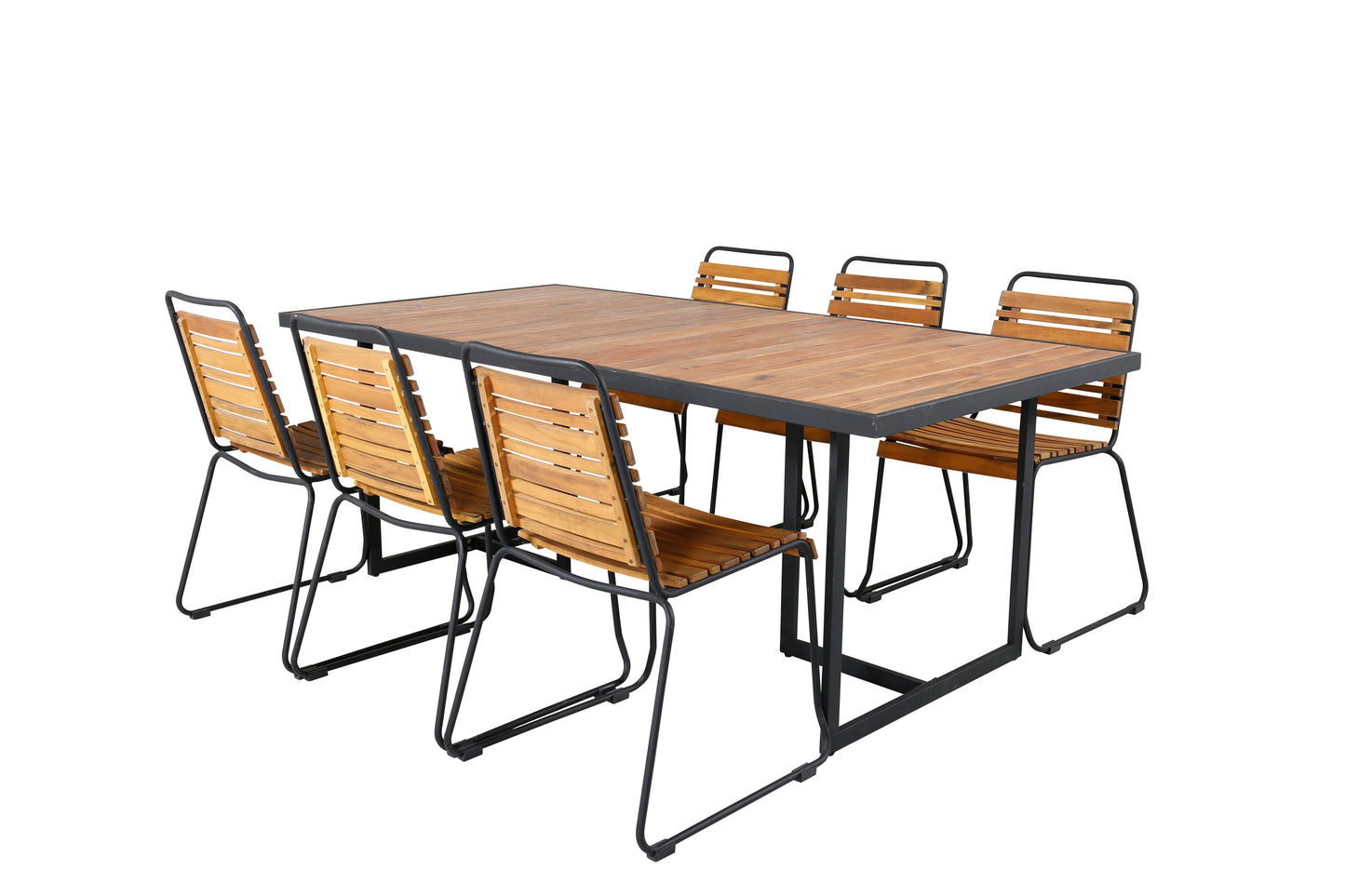 Khung Matbord med Bois Stolarna Matgrupp